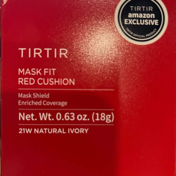 NEW TIRTIR Mask Fit Red Cushion Foundation 21W Natural Ivory .63 Oz - Picture 2 of 9